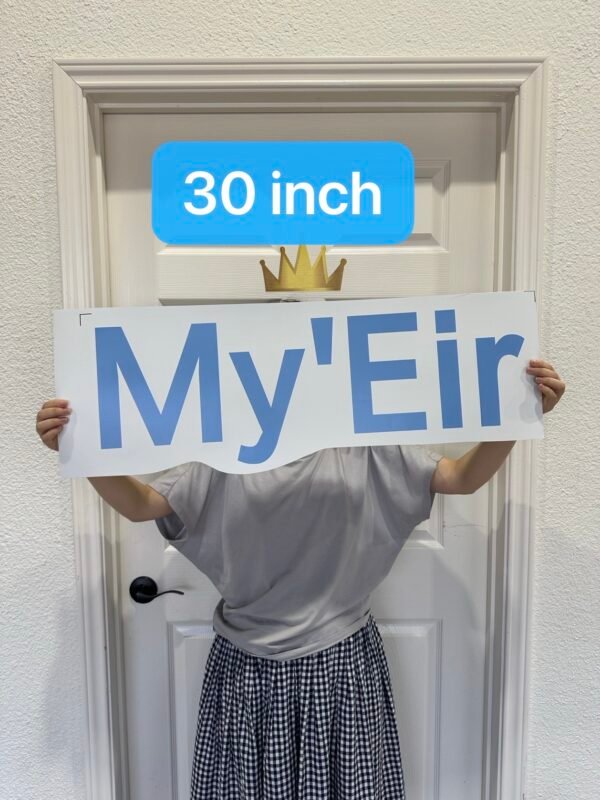 Personalized Large Name Decal For Party Decoration - Image 3
