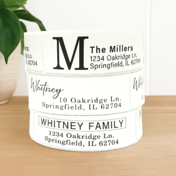 Custom Mail Address Labels Return Address Labels 2.5" x 0.75"